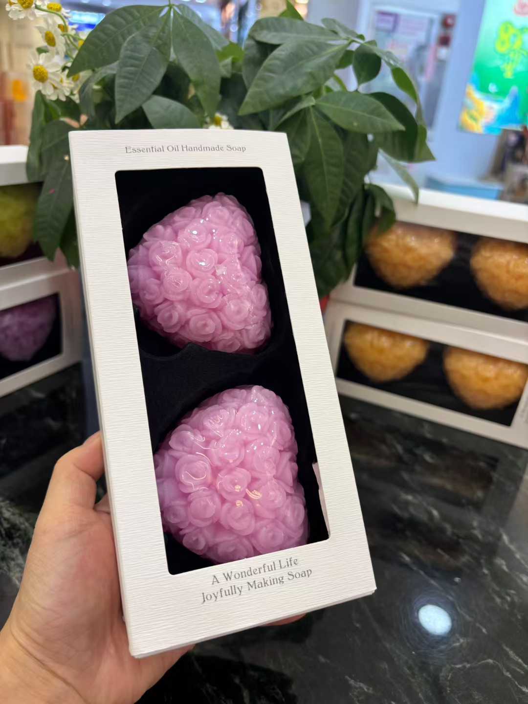 Handmade soap, bath bombs