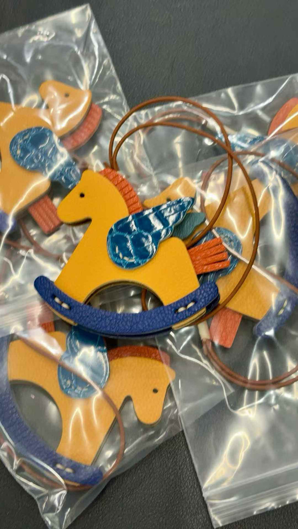 Luxury handcrafted .Cute keychains and backpack charms made of genuine leather 钥匙、背包手工真皮挂件）（副本）（副本）