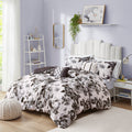Full/Queen Floral Print Comforter Set