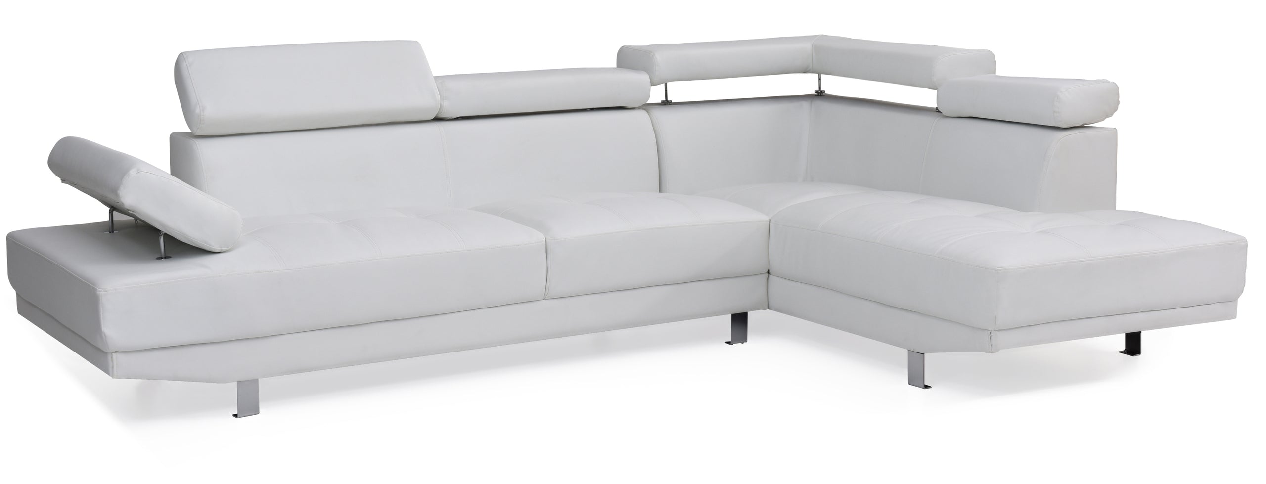 Riveredge G449-SC Sectional  ( Without Ottoman) , WHITE