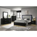 Sophia Black 5-piece Eastern King Bedroom Set