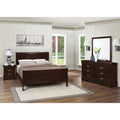 Bruno Cappuccino 4-piece Eastern King Bedroom Set