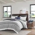 Full/Queen 3 Piece Cotton Duvet Cover Set with Chenille Tufting