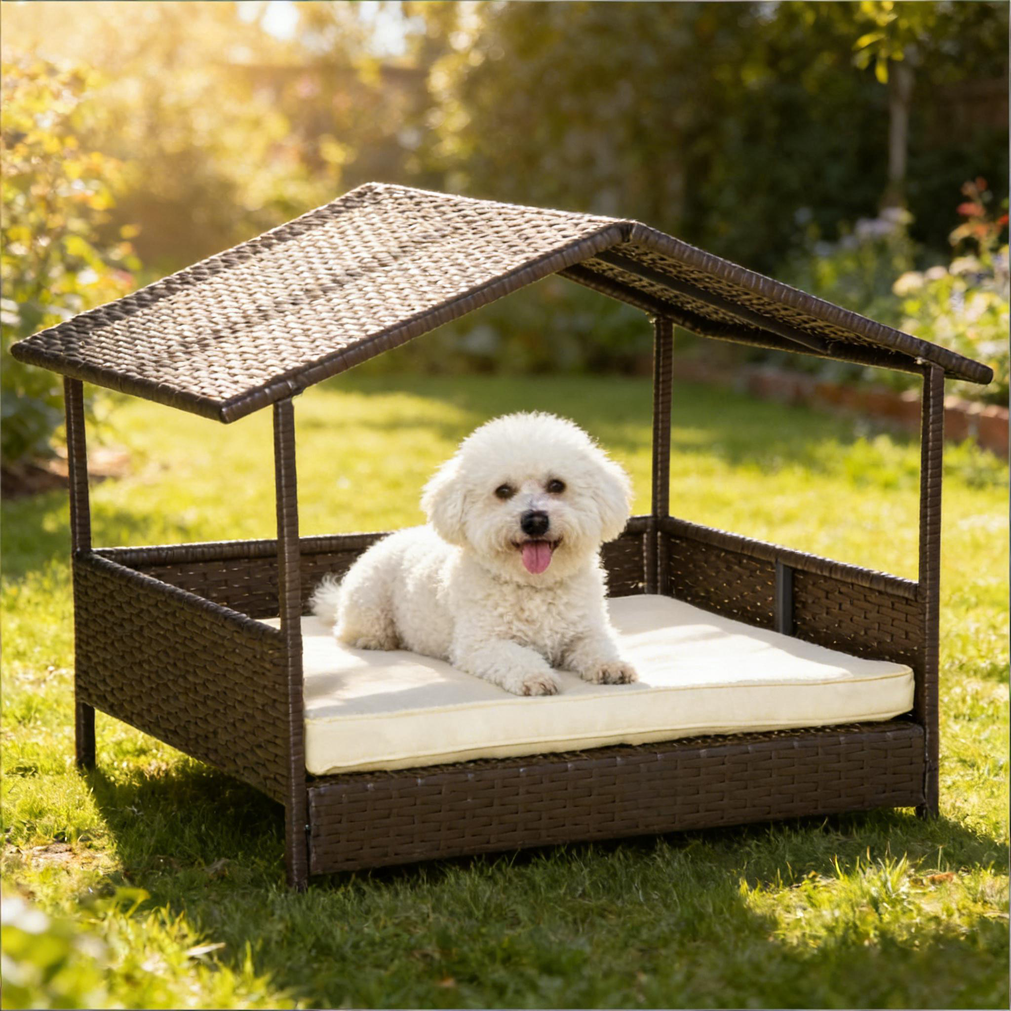 Pet Bed,Rattan Dog House