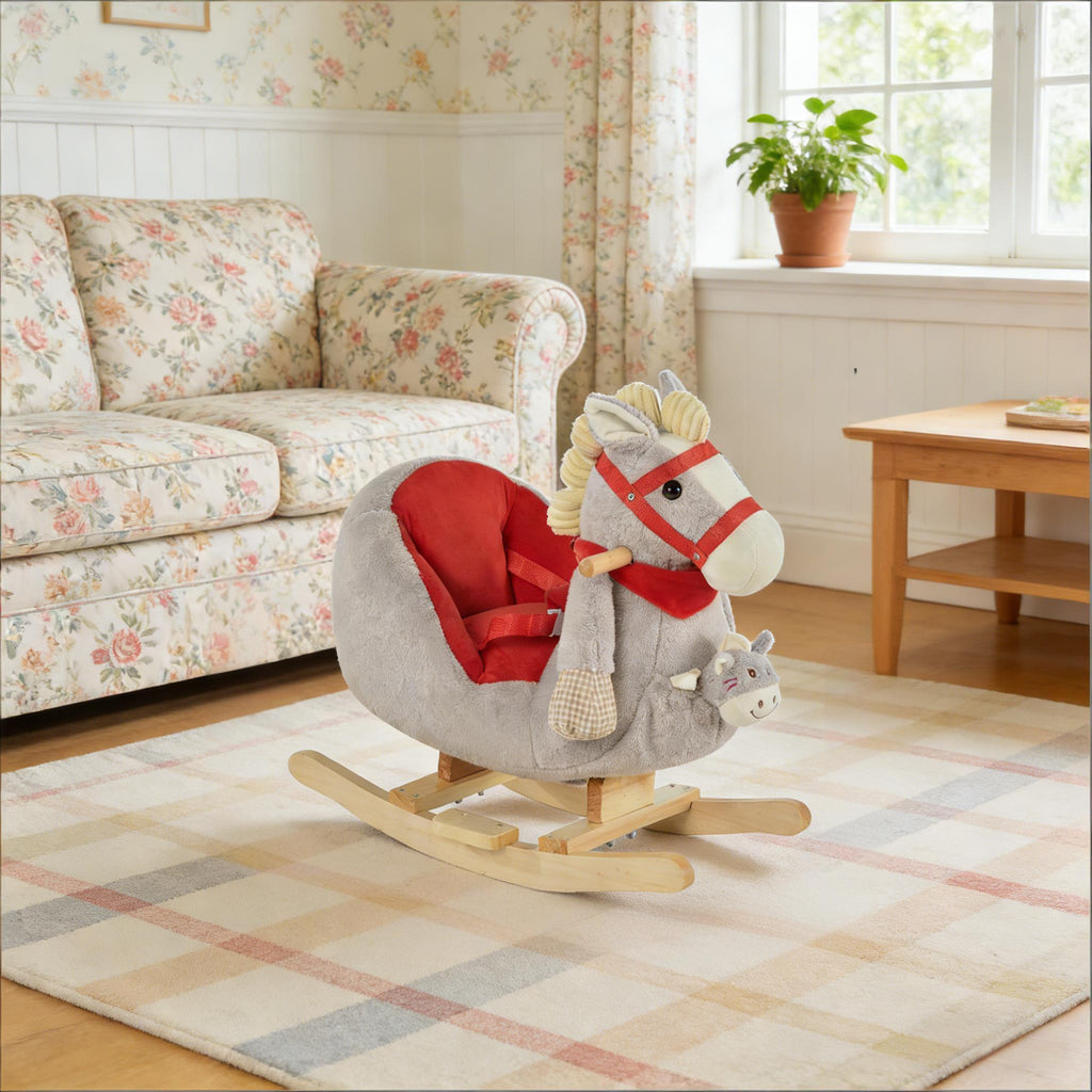 Rocking Horse Toy,Soft Kids Rocking Horse