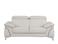 Global United Top Grain Italian Leather Loveseat