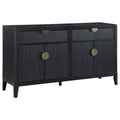 Mason Black 2-drawer Sideboard