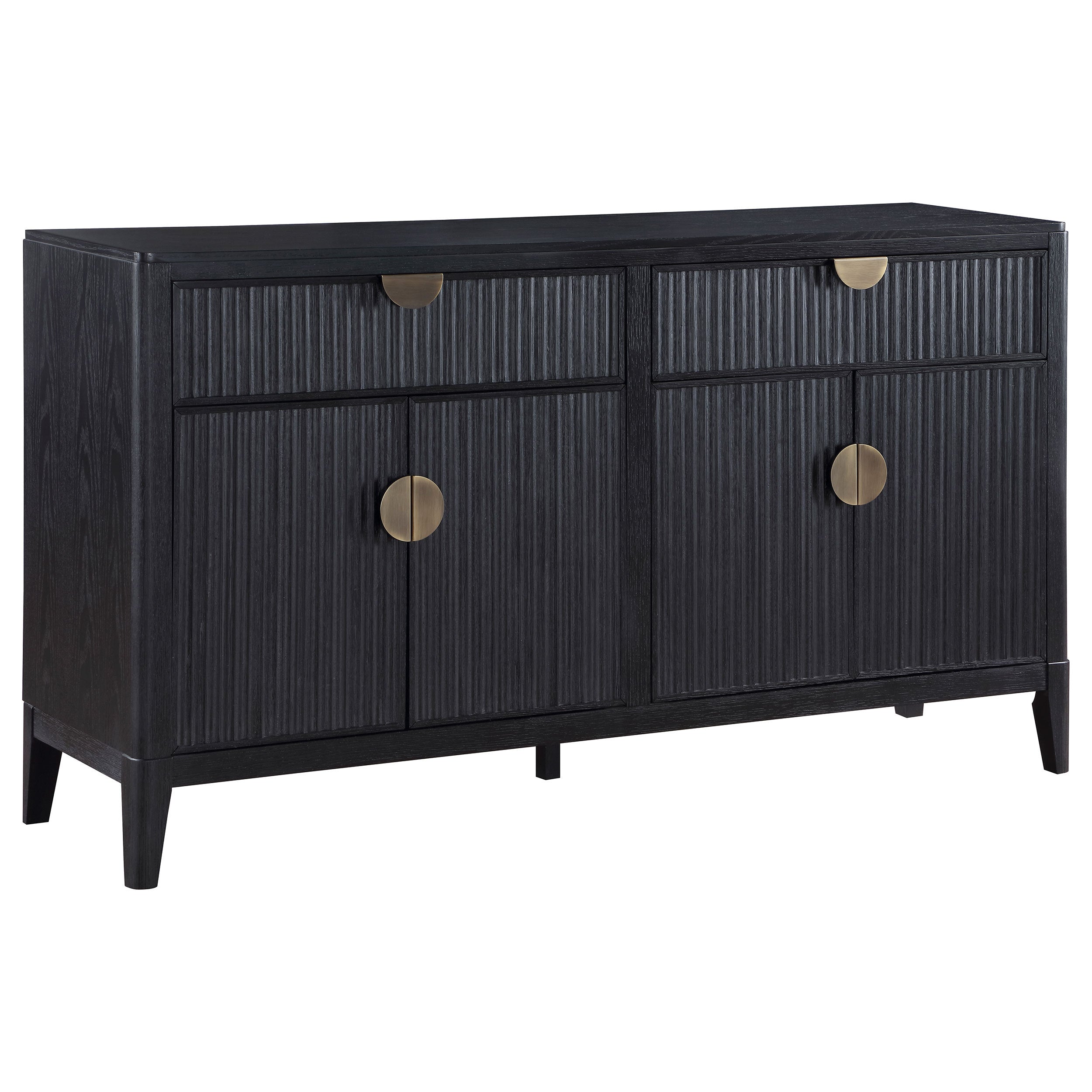 Mason Black 2-drawer Sideboard