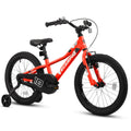 A18117  Kids' Bike 18 Inch Wheels, 1-Speed Boys Girls Child Bicycles For 3-5Years, With Removable Training Wheels Baby Toys, Front V Brake, Rear Holding Brake