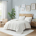 King/Cal King Embroidered Medallion Faux Fur Ultra Plush Comforter Mini Set