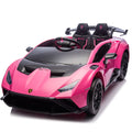 Lamborghini Huracan Sto 24V Kids Electric Ride-On Drift Car: Speeds 1.86-5.59 MPH, Ages 3-6, Foam Front Wheels, 360° Spin, LED Lights, Dynamic Music, Early Learning, USB Port, Drift Feature