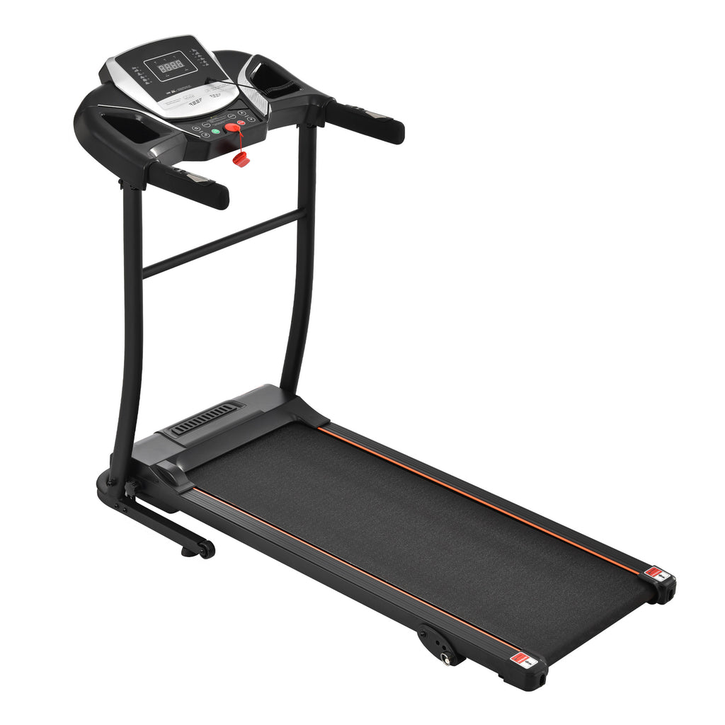 Treadmills for Home, Folding Treadmill with Incline and Heart Rate Sensor, 2.5HP Quiet Brushless with USB Charge Station, Small Space Portable Running Walking Machine, 300lbs Weight Capacity
