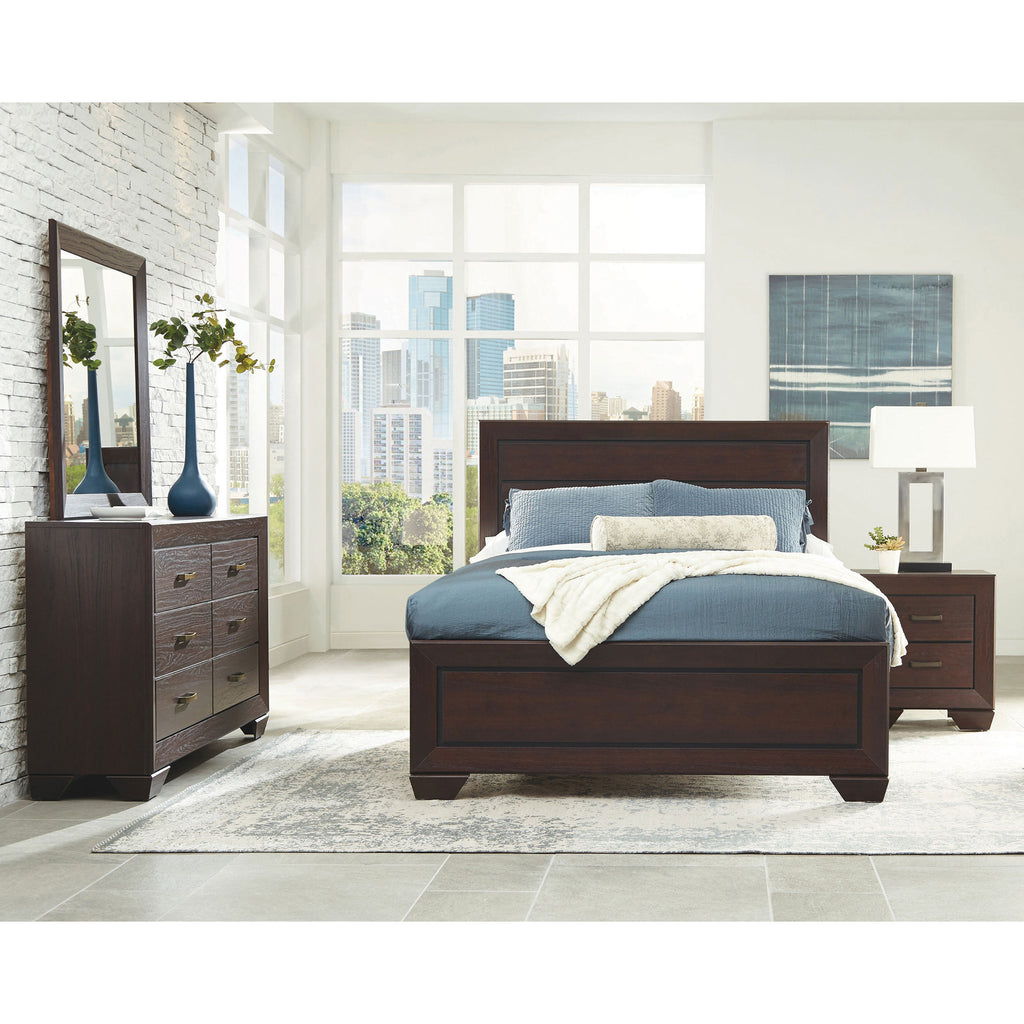 Oatfield Dark Cocoa  4-piece Queen Bedroom Set