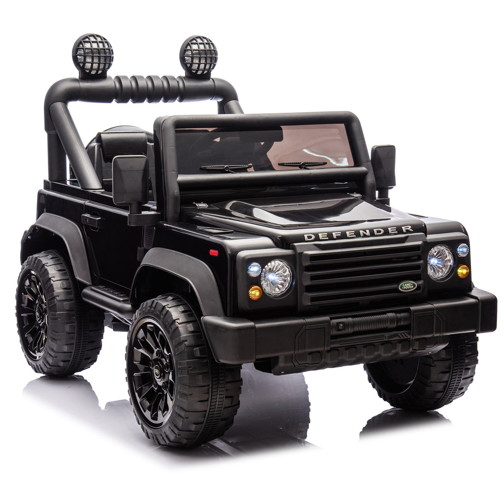 Licensed Land Rover Defender Volta 5008 24V Kids Ride On Car W/Parents Control,2wd,Four-wheel suspension,Bluetooth,MP3,Music,Adjustable volume,Power display,LED Lights,Speeds 1.86-3.11MPH for Kids 3-7