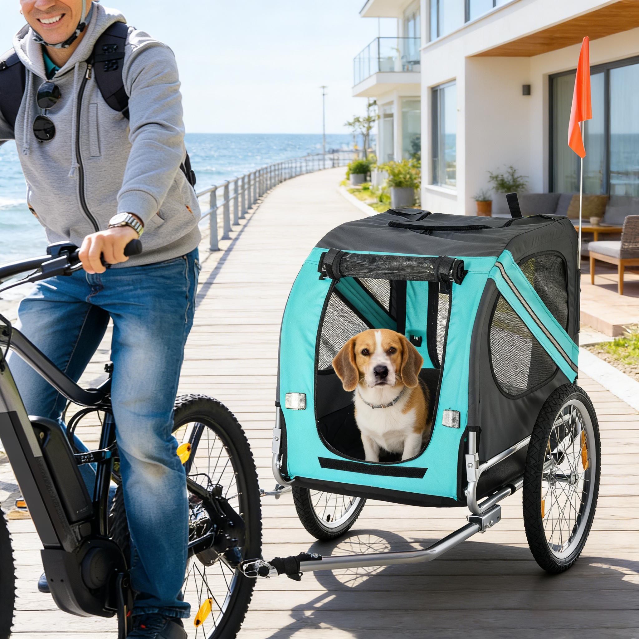 Pet Bike Trailer,Dog Stroller Bicycle Carrier