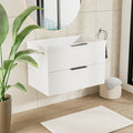 30 Inch White Bathroom Vanity without Sink