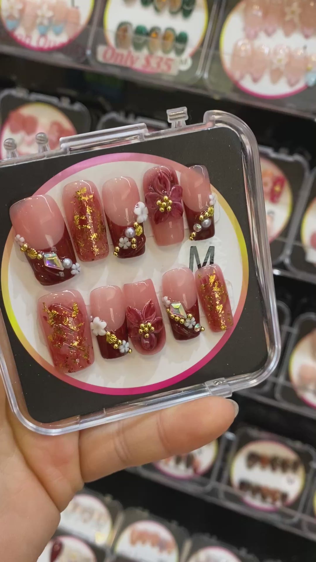 press-on nails $35     027