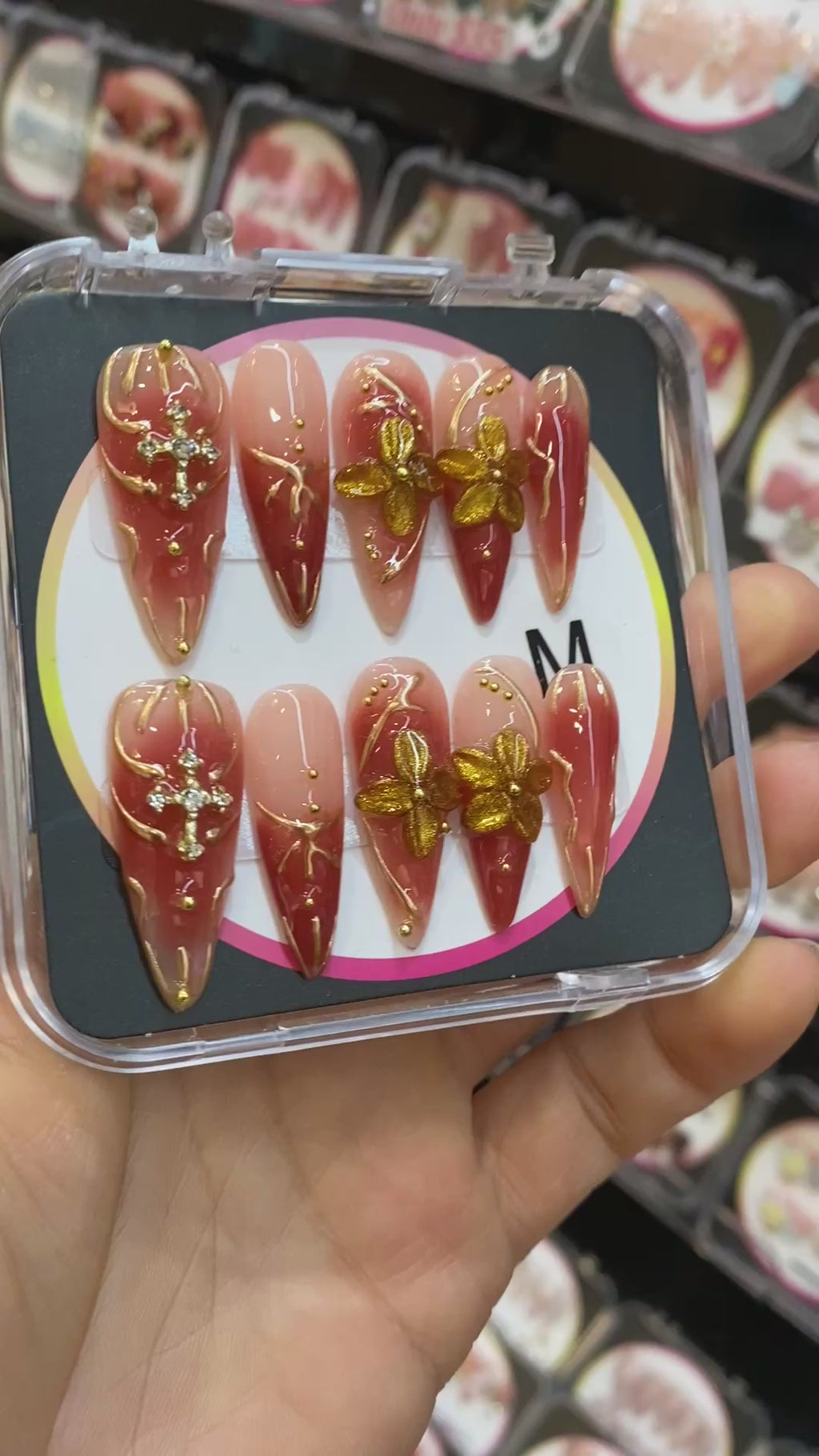 press-on nails $35     023