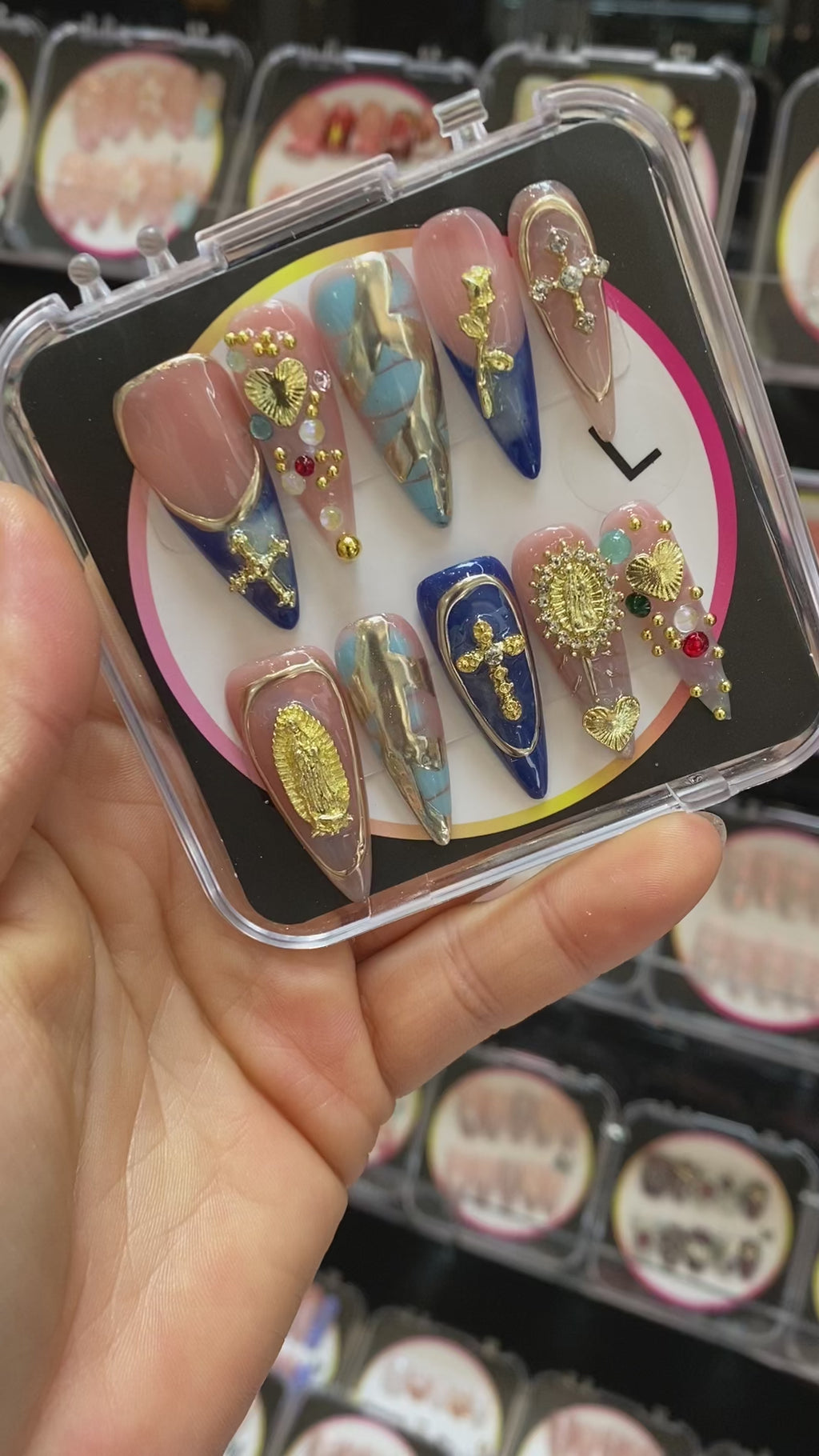 press-on nails $35     020